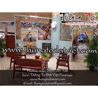 cho thuê bàn ghế xưa 4